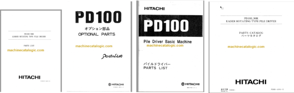 PD100 Pile Driver Full Parts Catalog