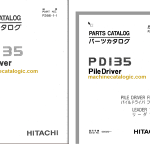 PD135 Pile Driver Full Parts Catalog