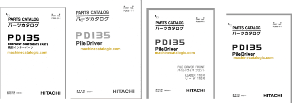 PD135 Pile Driver Full Parts Catalog