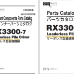 RX3300-7 Leaderless Pile Driver Full Parts Catalog