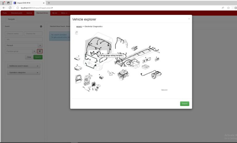 Renault Impact Offline Parts Catalog and Service Manual v9118