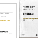 TH55-ED Hydraulic Earth Drill Full Parts Catalog