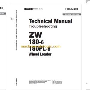 ZW180-6 ZW180PL-6 Technical and Workshop Manual