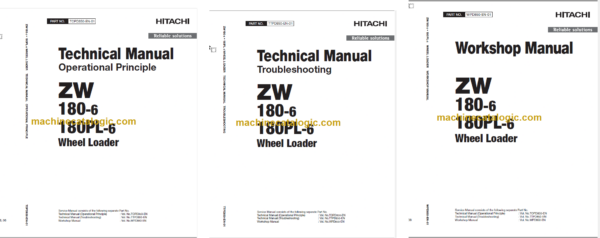 ZW180-6 ZW180PL-6 Technical and Workshop Manual