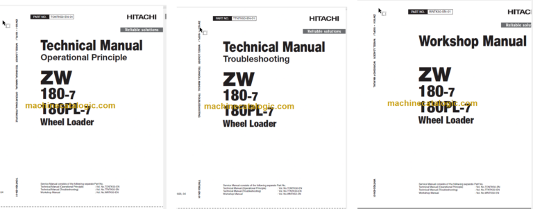 ZW180-7 ZW180PL-7 Technical and Workshop Manual
