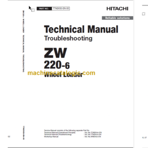 ZW220-6 Technical and Workshop Manual