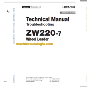 ZW220-7 Technical and Workshop Manual