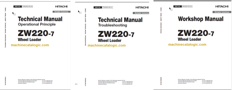 ZW220-7 Technical and Workshop Manual