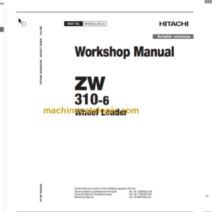 ZW310-6 Technical and Workshop Manual