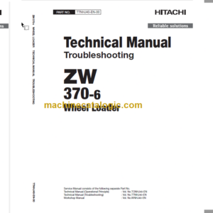 ZW370-6 Technical and Workshop Manual