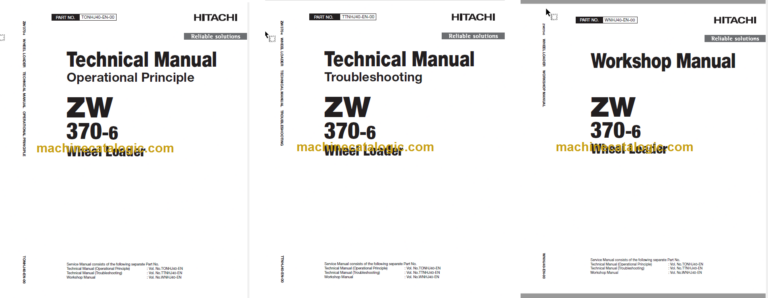 ZW370-6 Technical and Workshop Manual