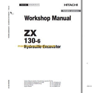 ZX130-6 Technical and Workshop Manual