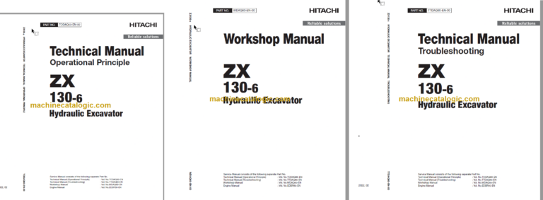 ZX130-6 Technical and Workshop Manual