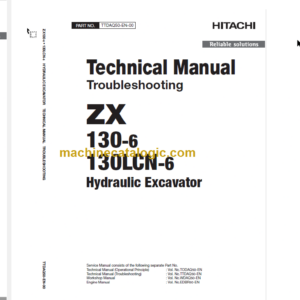 ZX130-6 ZX130LCN-6 Technical and Workshop Manual