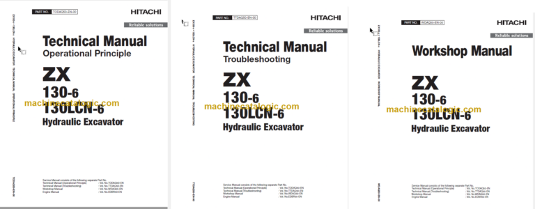 ZX130-6 ZX130LCN-6 Technical and Workshop Manual