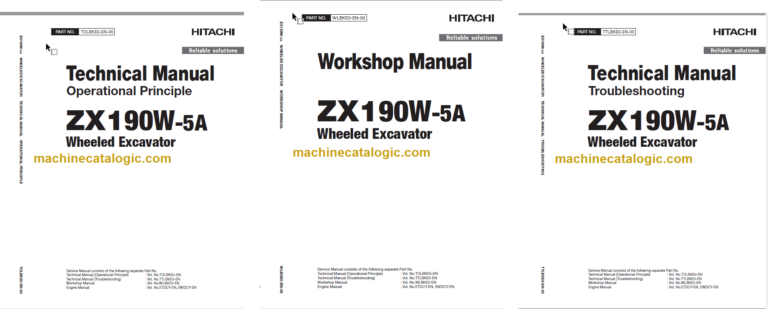 ZX190W-5A Technical and Workshop Manual