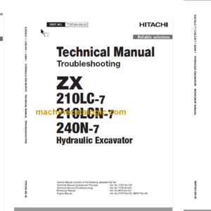 ZX210LC-7 ZX210LCN-7 ZX240N-7 Technical and Workshop Manual