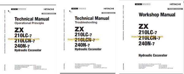 ZX210LC-7 ZX210LCN-7 ZX240N-7 Technical and Workshop Manual