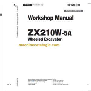 ZX210W-5A Technical and Workshop Manual