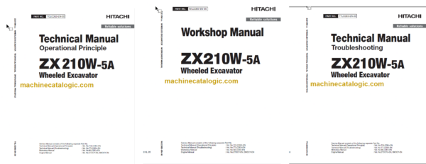 ZX210W-5A Technical and Workshop Manual