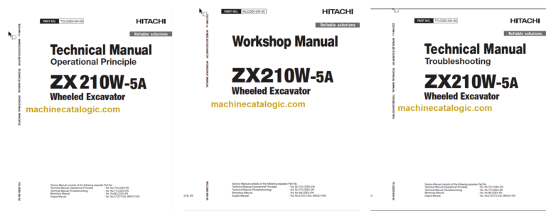 ZX210W-5A Technical and Workshop Manual
