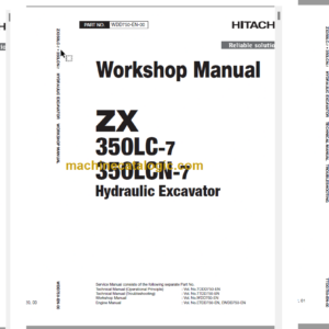 ZX350LC-7 ZX350LCN-7 Technical and Workshop Manual