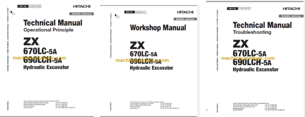 ZX670LC-5A ZX690LCH-5A Technical and Workshop Manual