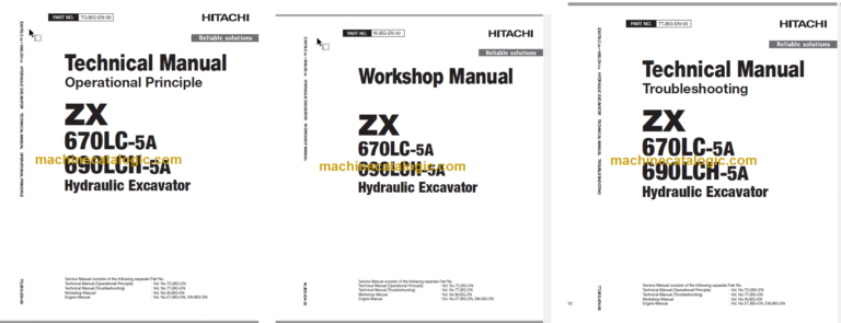 ZX670LC-5A ZX690LCH-5A Technical and Workshop Manual