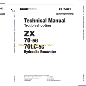 ZX70-5G ZX70LC-5G Technical and Workshop Manual