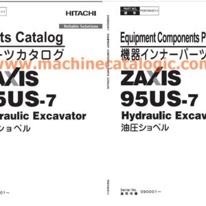 ZX95US-7 Parts Catalog and Equipment Components Parts Catalog PDF