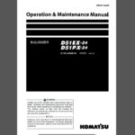 Komatsu D51EX-24, D51PX-24 Bulldozer Operation and Maintenance Manual
