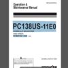 Komatsu PC138US-11E0 Hydraulic Excavator Operation and Maintenance Manual