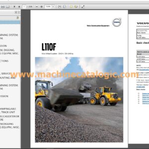Volvo L110F Wheel Loader Repair and Service Manual
