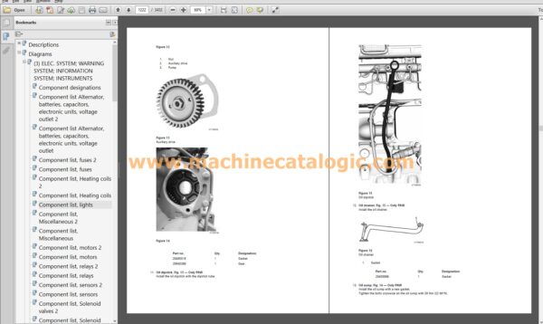 EC220DL Crawler Excavator Repair and Service Manual PDF Index