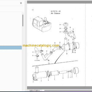 Hitachi JD190E Excavator Parts Catalog