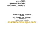 John Deere 50G Excavator Operation and Test Technical Manual (TM12885)