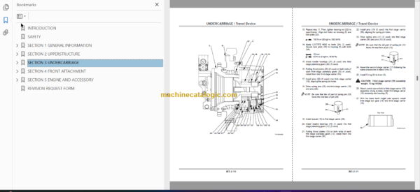 Hitachi EX400-5 EX400LC-5 EX450LC-5 Hydraulic Excavator Technical and Workshop Manual