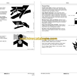 John Deere 50G Excavator Operation and Test Technical Manual (TM12885)