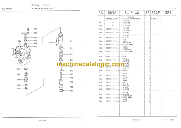 Furukawa FL120-2 Wheel Loader Parts Catalog