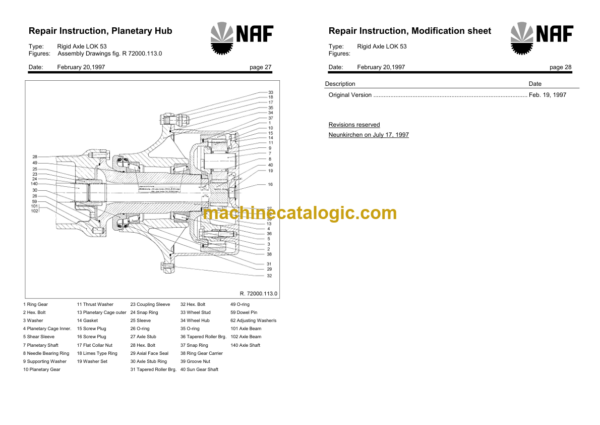 Timberjack 1710B Workshop Manual (SN 17DE0270- and UP)