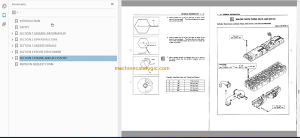 Hitachi EX400-5 EX400LC-5 EX450LC-5 Hydraulic Excavator Technical and Workshop Manual