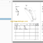 Hitachi ZX16-3 Hydraulic Excavator Parts Catalog & Equipment Components Parts Catalog