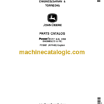 John Deere PowerTech 6.8L 6068HF 275 HF475 TF275 Oem Engines (Saran & Torreon) Parts Catalog (PC9081)