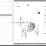 Hitachi ZX16-3 Hydraulic Excavator Parts Catalog & Equipment Components Parts Catalog