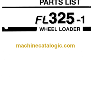 Furukawa FL325-1 Wheel Loader Parts Catalog