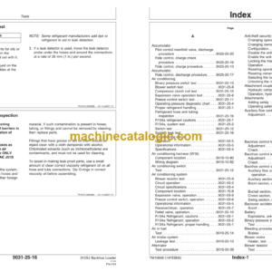 John Deere 310SJ Backhoe Loader Operation and Test Technical Manual (TM10848)