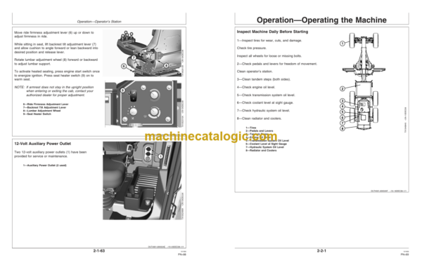 John Deere 670G 670GP 672G and 672GP Motor Graders Operators Manual (OMT237774)