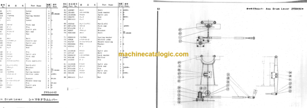 Hitachi F125 TRUCK CRANE PARTS LIST