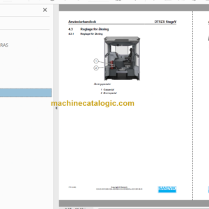 Sandvik DT923i Tunnelling Drill Operator’s and Maintenance Manual (SN 122D65038-1 Swedish)