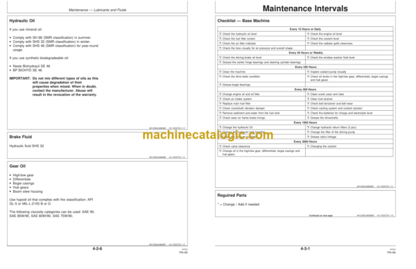 Timberjack 1270D Harvester Operators Manual (SN WH1270D000003-)